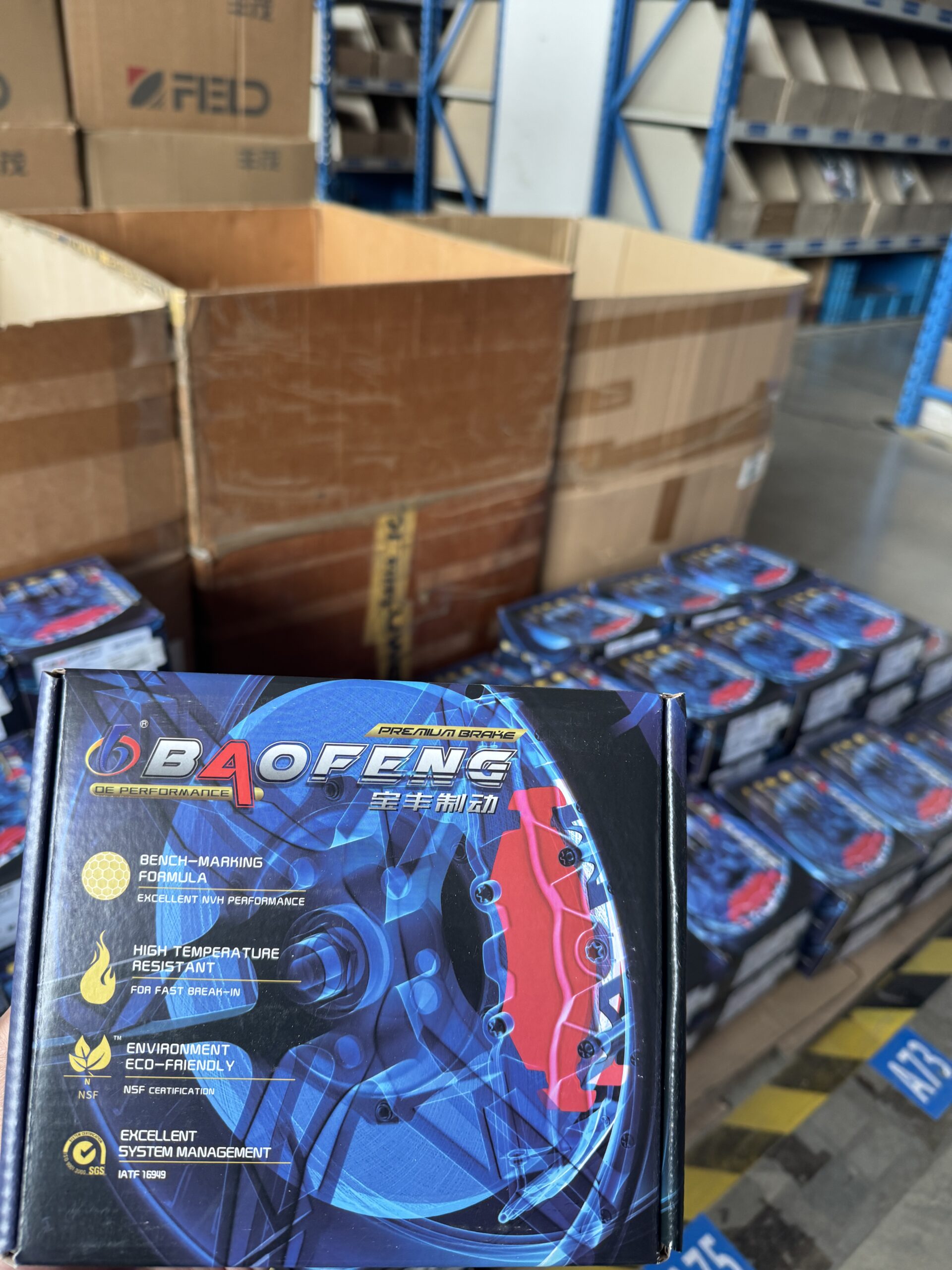 XPM Wholesale Car Semi Metallic Ceramic Auto Disc Brake Pad for TOYOTA - Image 5